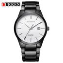 CURREN Luxury Classic Fashion Business Men Watches Display Date Quartz-watch Male Wristwatch Full Steel Clock relogio masculino