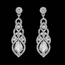 Miallo Fashion Austrian Crystal Alloy Bridal Long Earrings for Women Wedding Big Earrings for Bride Bridesmaids