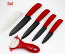 FINDKING High Quality  Zirconia Black Blade 3" 4" 5" 6" inch + Peeler + Covers Ceramic Knife Set Kitchen Professional  knife