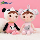 Metoo Keppel dulce colgante muñecas Kawaii peluche Animal juguetes mochila Koala Panda para niños regalo de cumpleaños