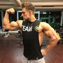 Mens gyms Fitness Bodybuilding cotton Tank Tops Stringer Singlet Vest Clothes sleeveless shirts muscle male Summer undershirt