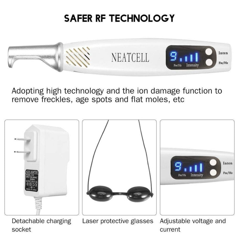 Schönheit Stern Pikosekunden-Laser-Stift-Pigment entfernen Tattoo-Narbe Mole Freckle Removal Dark Spot Remover-Maschine Laser-Pikosekunden-Stift