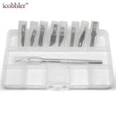 High Quality Professional Carving Knife and Cutting Board Set, Hand Tools for Paper Wood Sculpture Eraser Model Pen Knifes Sharp