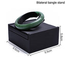 Black PU Leather Jewellery Ring Earrings Stand Holder Set Jewelry Pendant Necklace Chain Chokers Display Bust Bangle Organzier