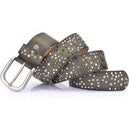 COOLERFIRE Hot New Sale High Quality Luxury Rivet Inlay Ancient Belt For Women Pin Buckle Waist  Women Belt LB021