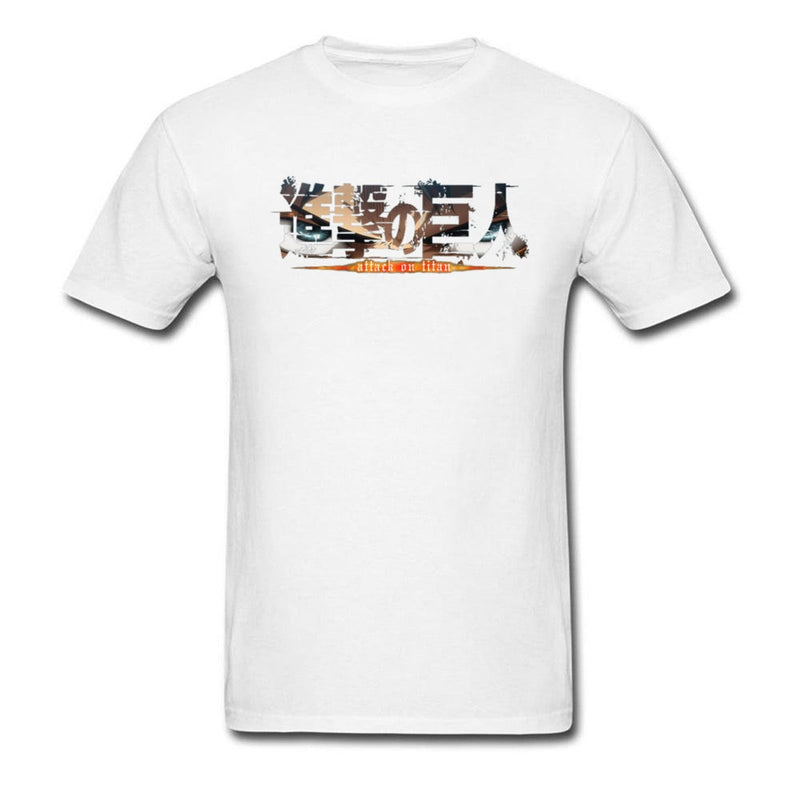 Captain T-shirt Men Survey Corps T Shirt Attack On Titan Tshirt Brand New Japan Anime Print Tops Cotton Wholesale Tees XXXL