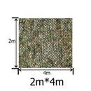 2X3m to 5X10m Outdoor Camping Military Camouflage Nets Woodland Army Camo netting Camping Sun ShelterTent Shade sun shelter