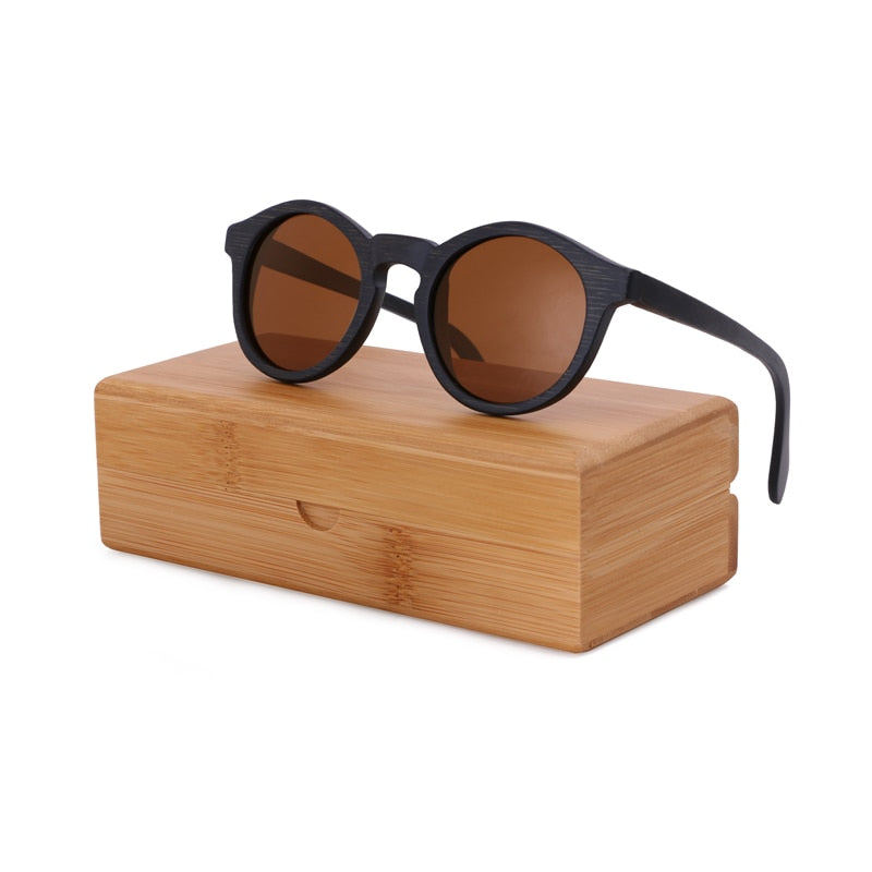 BerWer 2022 Fashion Polarized Sunglasses Women Bamboo Wooden Sun Glasses Man Oculos De Sol Feminino