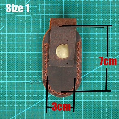 7 designs First layer Crazy horse cowhide leather Folding knife Tool pliers Quick button case sheath waistband Belt buckle