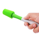 LMETJMA Silicone Cup Brush Bottle Cup Cleaning Brush For Glass Cup Thermoses Coffee Mugs Long Handle Cleaning Brush KC0132