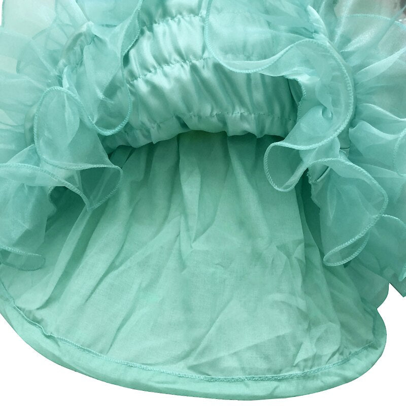 Tutu Friesen Blume Baby Mädchen Kleid für Hochzeitsfeier ärmellose Säuglingsbabykleider für 1. Geburtstag Kleinkind Taufe Kleidung