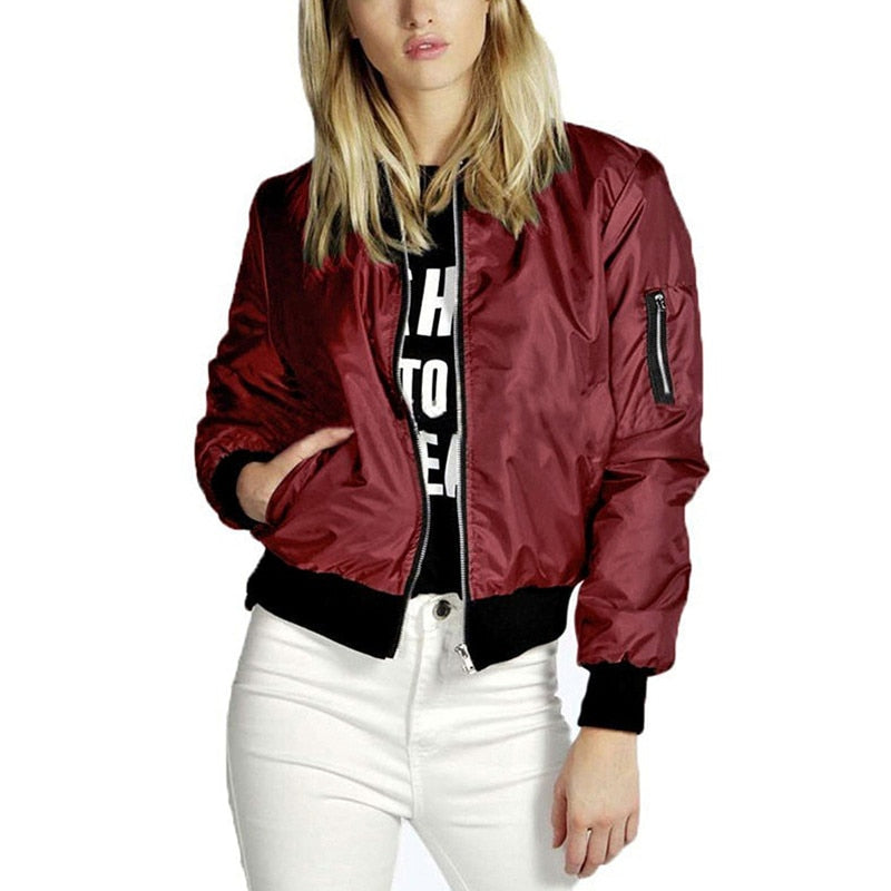 2022 Mode Sommer Windjacke Frauen Jacke Mäntel Langarm Basic Jacken Bomber Dünne Frauen Arbeitskleidung Jacke Weibliche Outwear