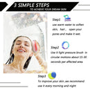 Exfoliating Shower Brush Hair Massage Comb Scalp Massager Ingrown Hair and Razor Bump Treatment Body Scrub Tool for Man & Woman