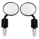 Motorcycle Universal CNC Aluminum Rear View 3&quot; Handle Bar End 7/8&quot; Mirrors For Kawasaki Yamaha Honda Suzuki Motorcycle Chopper