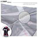 X-Tiger Women Cycling Jerseys Summer Short Sleeve Cycling Jerseys Mountain Breathable Bicycle Jersey Quick-dry Bike Jerseys