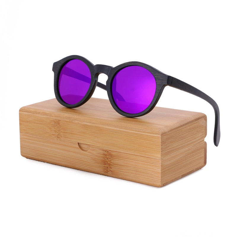 BerWer 2022 Fashion Polarized Sunglasses Women Bamboo Wooden Sun Glasses Man Oculos De Sol Feminino