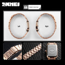 SKMEI Luxury Brand Women Watches Diamond Dial Bracelet Wristwatch For Girl Elegant Ladies Quartz Watch Female Dress Watch 1400