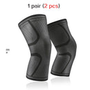 2 Pcs Elastic Knee Pads Nylon Sports Kneepad Fitness Protective Gear Patella Brace Support Running Basketball Volleyball