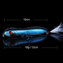 Qxo Lure Wobbler Popper Bait Winter Ring Fishing Octopus Minnow Whopper Plopper Vobler Wobbler For Trolling Surface Wobler