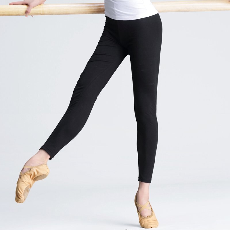 Women Cotton Ballet Pants Leggings Dancing Gymnastics Trousers Bodybuilding Daily Pants for Ballerina