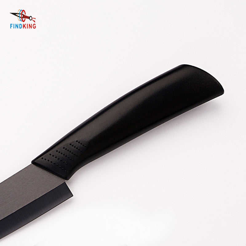 FINDKING Zirconia Ceramic Knife set  black blade  3 4 5 6 inch + Peeler + covers ceramic knife set for cut meat and fruit knife