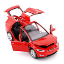 1:32 Tesla MODEL X Alloy Car Model Diecasts &amp; Toy Vehicles Toy Cars Free Shipping Kid Toys For Children Christmas Gifts Boy Toy