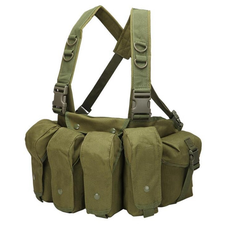 Taktische Weste Airsoft Ammo Chest Rig AK 47 Magazinträger Weste Combat Tactical Military Hunting Gear