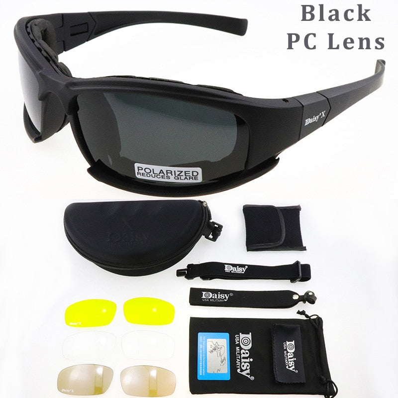 2020 X7 Polarized Photochromic Tactical Goggles Military Glasses Army Sunglasses Men Shooting Eyewear Hiking Eyewear UV400