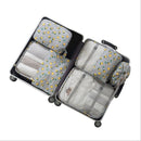 RUPUTIN 7 unids/set organizador de equipaje de viaje bolsa de almacenamiento de ropa bolsa de aseo cosmética impermeable de alta calidad accesorios de viaje