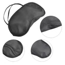 100 Pcs/Lot Gift Travel Sleeping Eye Mask Black Shade Blindfold Eye Patch Night Economic Free Shipping Dropshipping