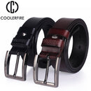 cowhide genuine leather belts for men brand male pin buckle jeans cowboy Mens Belts Luxury Designer High Quality  Leather belt