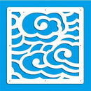 Pantallas colgantes de 12 piezas de 29x29 Cm para sala de estar, partes de paneles, arte de pared divisoria, decoración Diy, hilo de plástico de madera blanca