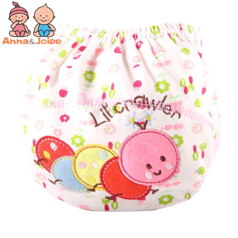 10pc/lot  Diapers Reusable Nappies Cloth Diaper Washable Infants Children Baby Cotton Training Pants Panties Nappy Changing