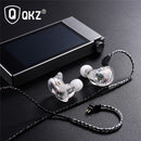 New QKZ VK1 4DD In Ear Earphone HIFI DJ Monito Running Sport Earphones Earplug Headset Earbud ZS10 ZS6 fone de ouvido audifonos