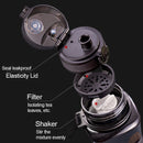 Botellas de agua UZSPACE de 350ml, agitador de proteínas sin BPA, portátil para niños, a prueba de fugas, para deportes, botella Tritan ecológica para exteriores