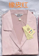 Conjunto de pijama clásico 100% de seda pura para mujer, camisón ML XL YM007