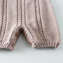 Mamelucos tejidos para bebés, monos bonitos, ropa para niñas y niños recién nacidos, Pelele sin mangas para niñas y niños, mono de punto para niños pequeños