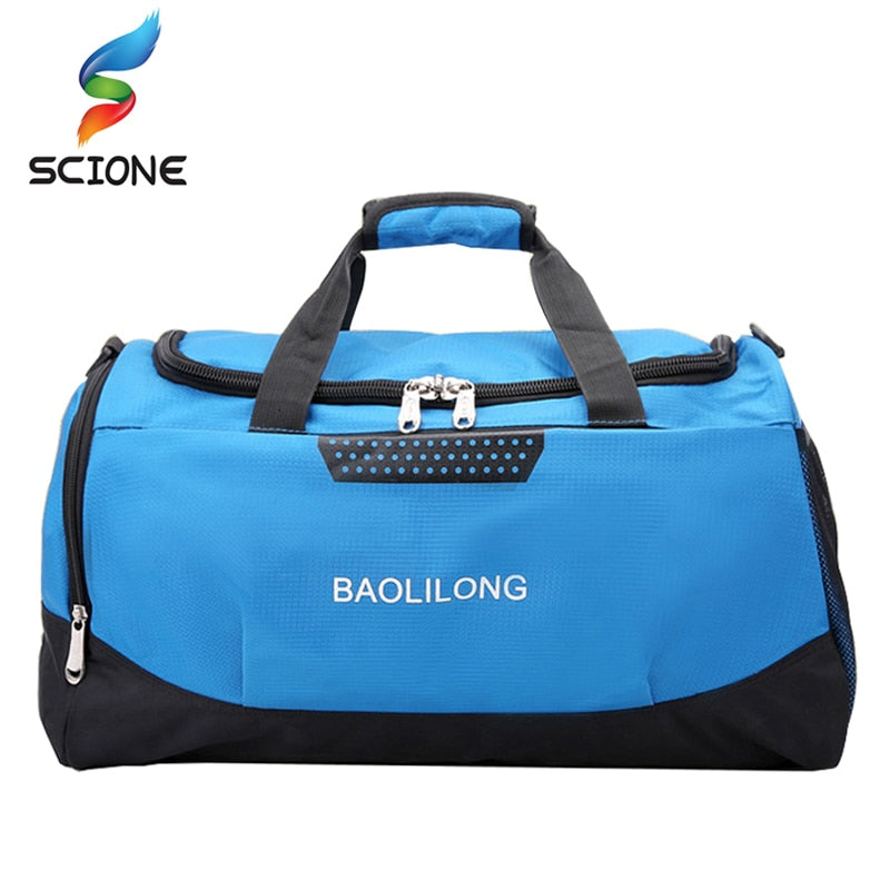 Large Sports Gym Bag With Shoes Pocket Men/Women Outdoor Waterproof Fitness Training Duffle Bag Travel Yoga Handbag