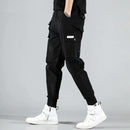 Nuevos pantalones Cargo de algodón con múltiples bolsillos estilo Harajuku para hombre, ropa informal estilo hip hop de otoño, pantalones elásticos informales de camuflaje