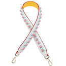 INS Hot Popular Genuine Leather Shoulder Strap Colorful bag accessories Women handbag strap asas para bolso