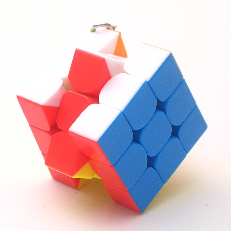 MoYu Mofangjiaoshi 3 cm 3,5 cm 4,5 cm Mini 3x3x3 cubo mágico llavero juguetes educativos profesionales llavero cubo mágico rompecabezas