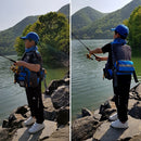 Outdoor fishing vest new fishing clothing life jacket clothes utility adjustable mesh multi-pockets