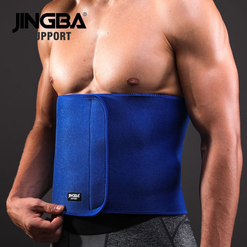 JINGBA SUPPORT New Back waist support sweat belt waist trainer waist trimmer musculation abdominale fitness belt Sports Safety