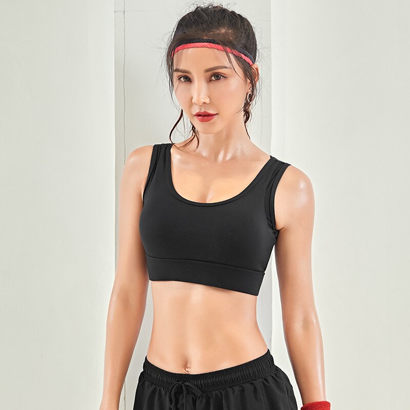 Women Sports Bra Running Yoga Brassiere Workout Gym Fitness Underwear Bralette Top Push Up Plus Size Beauty Back Workout Bra