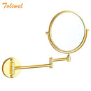 8" Round Magnifying Mirror Double Side 3x to 1x  Bathroom Make Up Mirror Wall Mount 3D71921