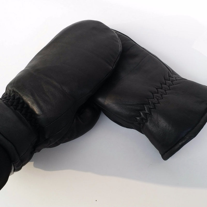 2022 Men sheepskin gloves genuine leather glove for men winter Outdoor warm fur thickening thermal gloves