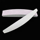 50 Uds. Limas de uñas de marca 100/180 pulidor de manicura pulidor profesional lijado media luna salón Nail Art Lima herramientas belleza al por mayor