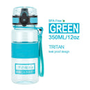 UZSPACE Sports Water Bottle Kids Tour Plastic kettle Portable LeakProof Children My Favorite Drink Bottle 350ml Tritan BPA Free