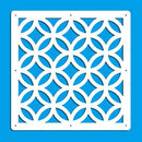 Pantallas colgantes de 12 piezas de 29x29 Cm para sala de estar, partes de paneles, arte de pared divisoria, decoración Diy, hilo de plástico de madera blanca