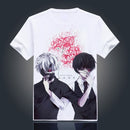 Tokyo Ghoul T-shirt New Japan Anime Ken Kaneki Cosplay Costume Comfortable Breathable Milk Fiber T Shirt For Men Women Tops Tees
